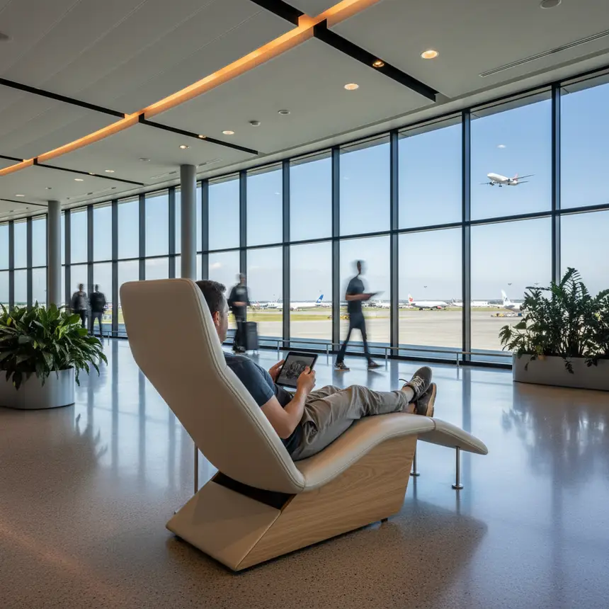 Discovering Free Relaxation Spots Beyond Lounges