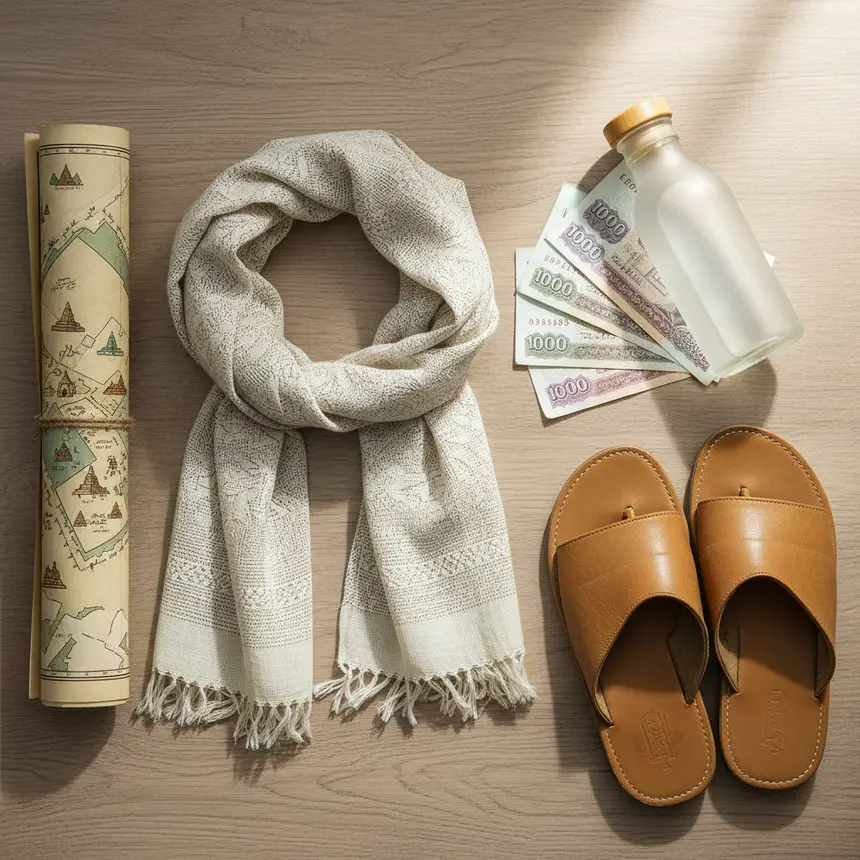 Myanmar Kyaiktiyo travel preparation items