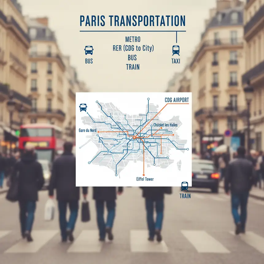 Paris transportation, Paris hotels, travel budget