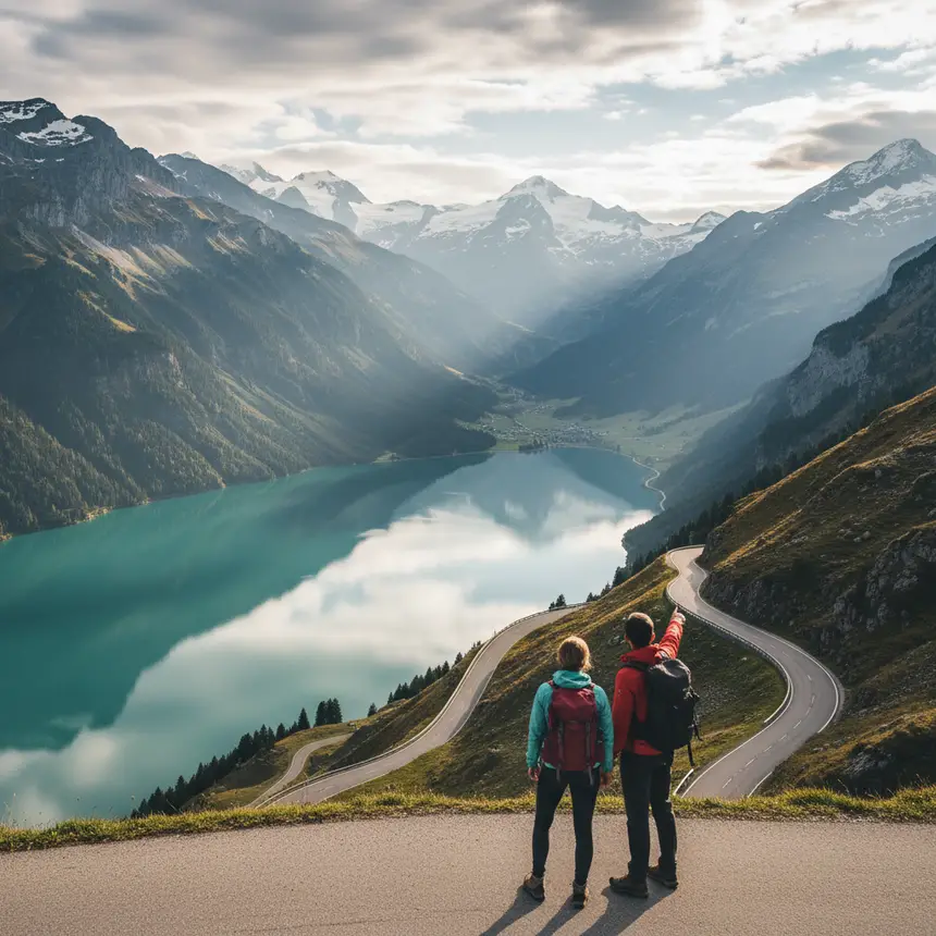 Swiss Alps landscape