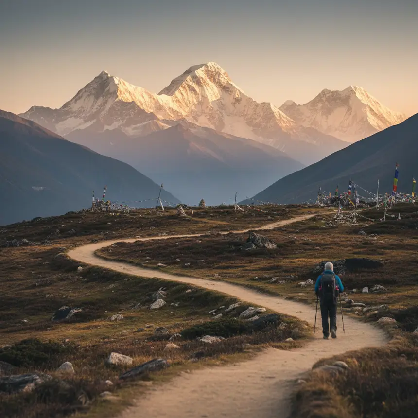 Himalayan trekking path