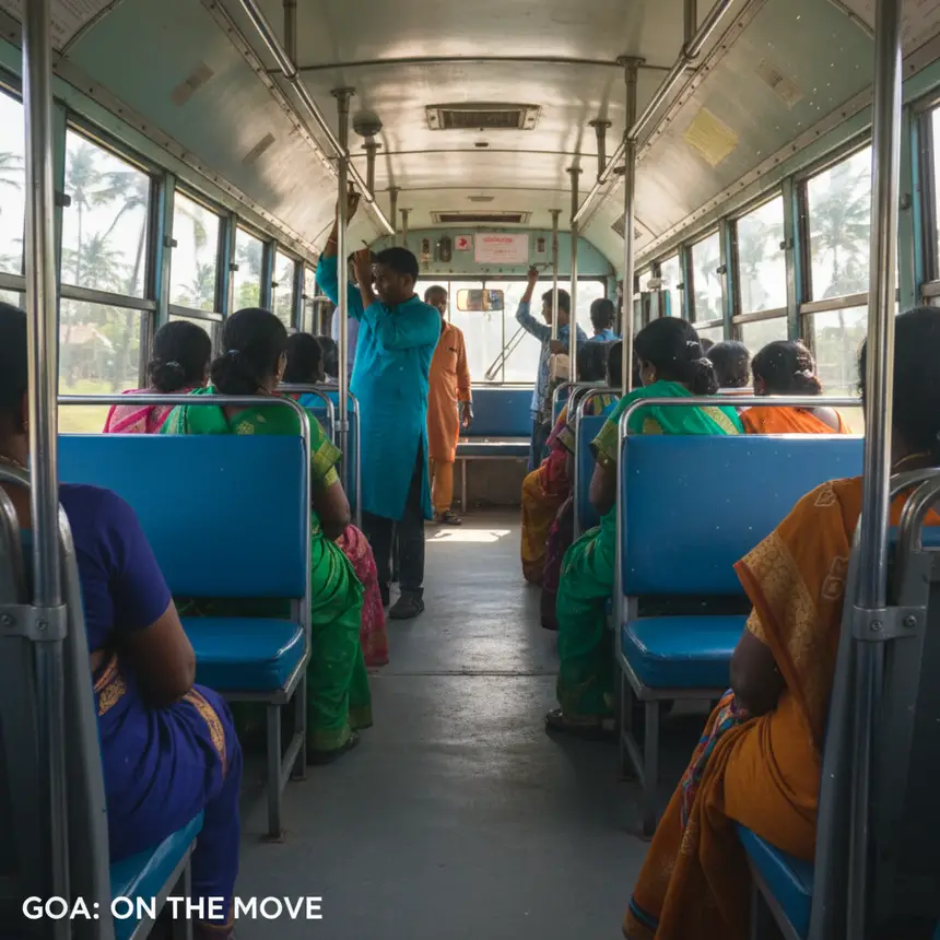 Indian public bus, local SIM card purchase