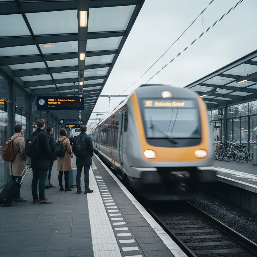 Netherlands train station