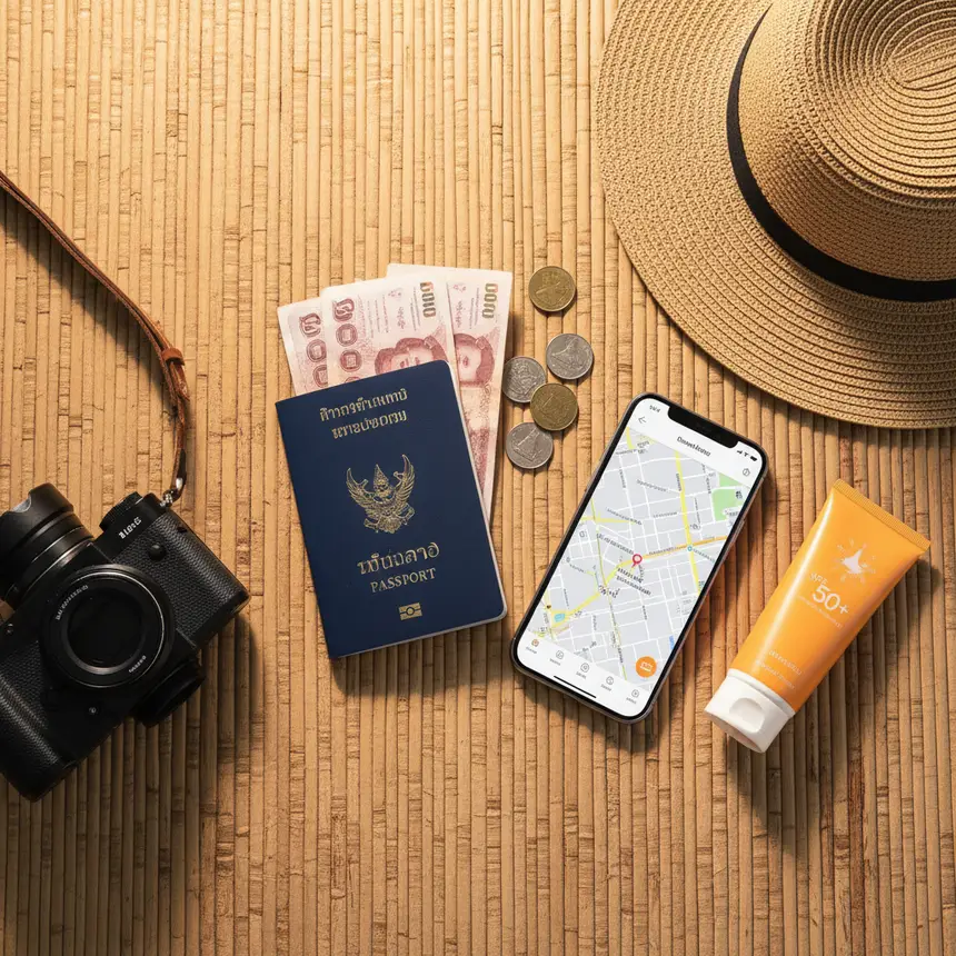 Thailand travel essentials checklist