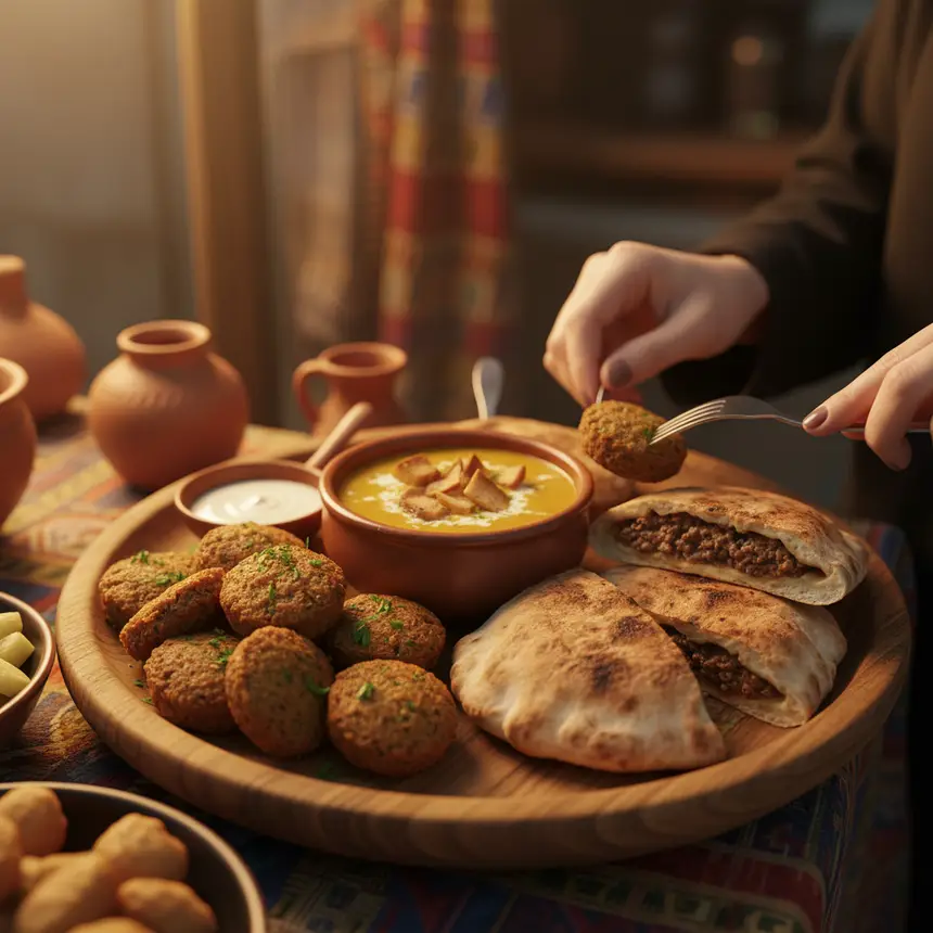 Egyptian traditional street food