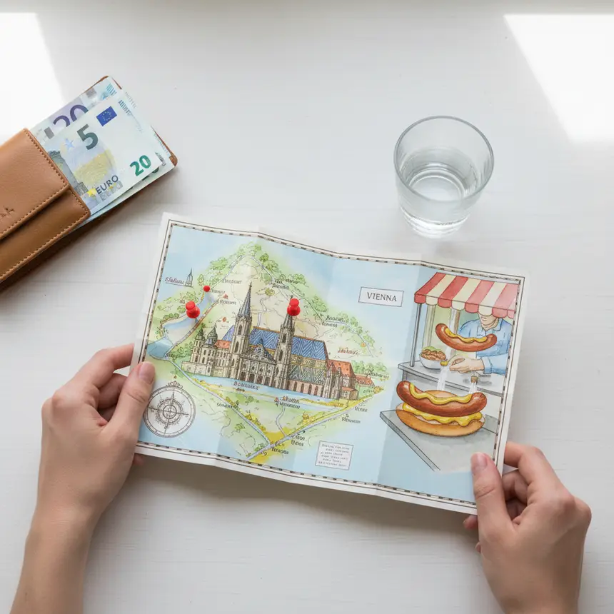 Vienna travel tips, sausage budget