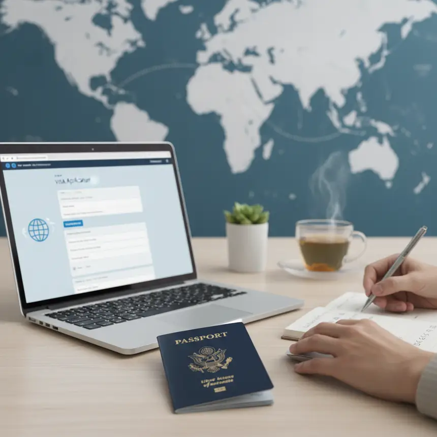 US travel visa application process