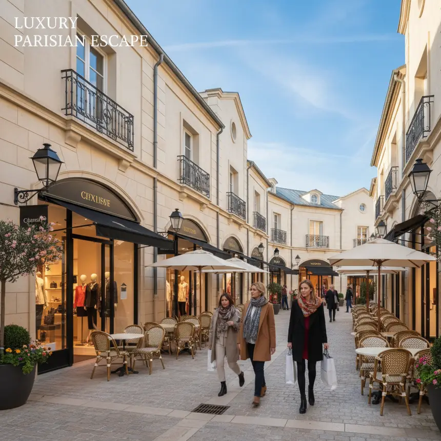 Luxury shopping village Paris