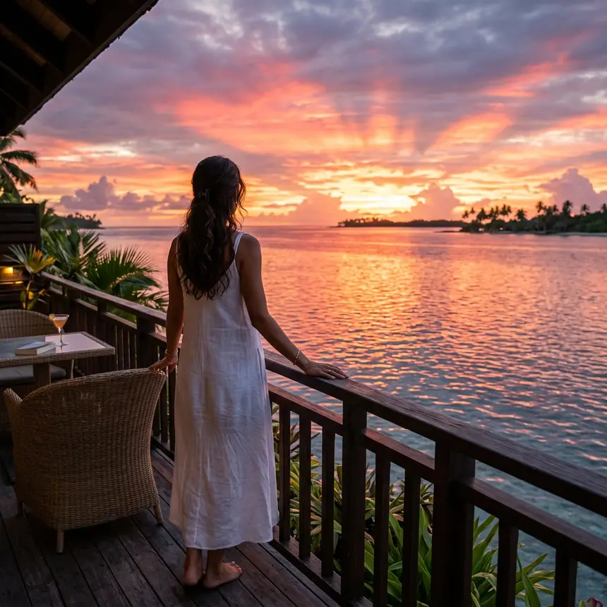 beach sunset resort