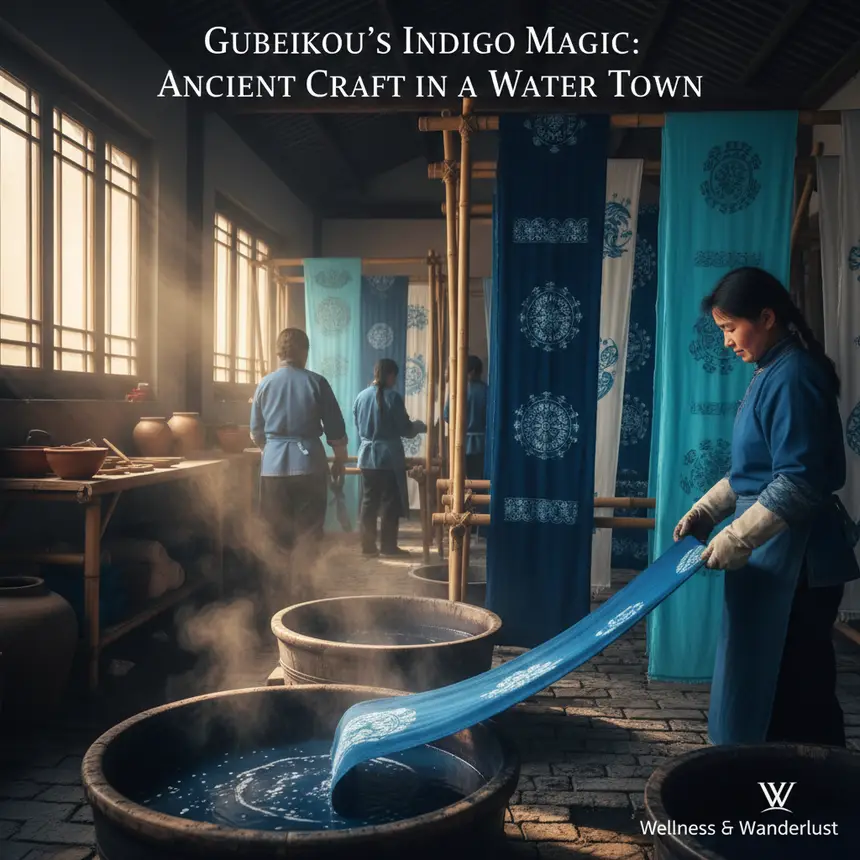 Dyeing workshop, traditional craft