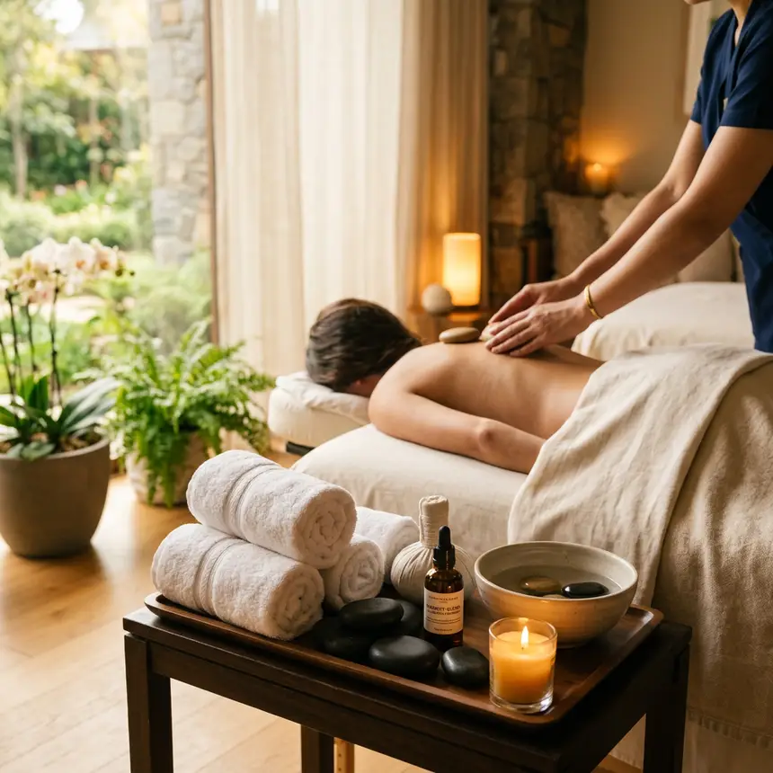 relaxing spa atmosphere in Da Nang