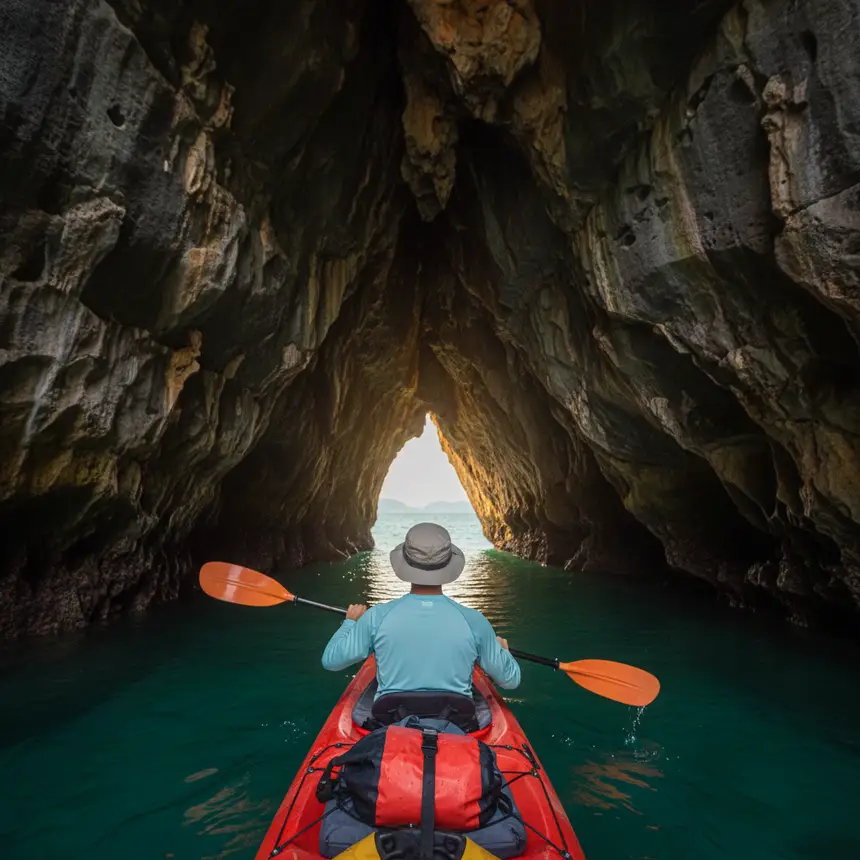 Phang Nga Bay cave kayaking
