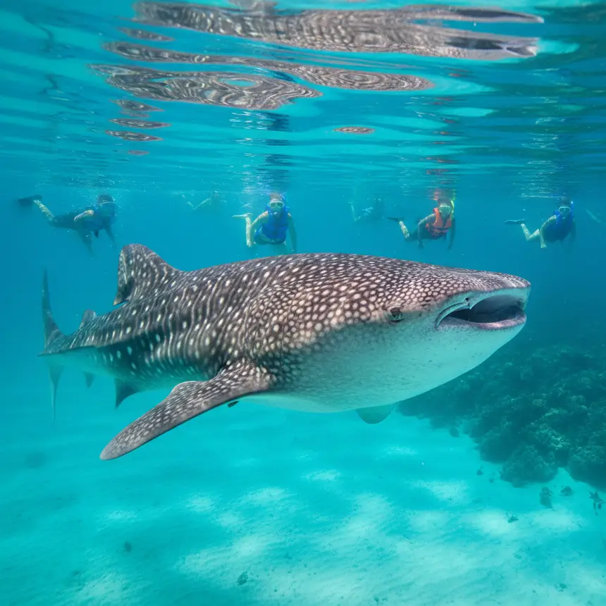 Oslob whale shark encounter