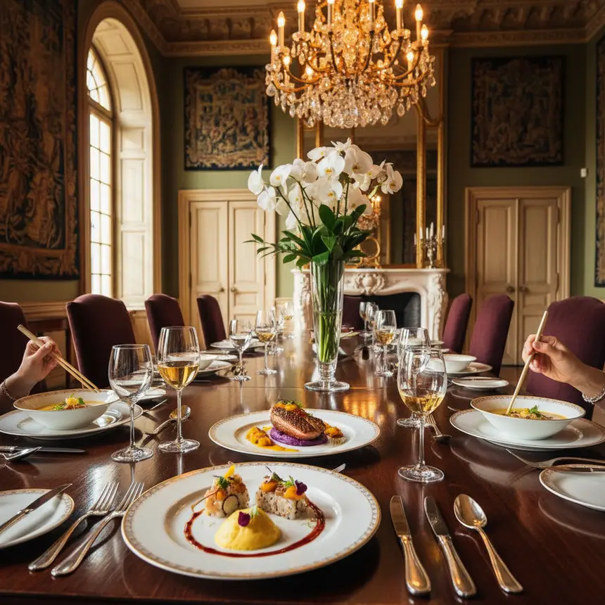 Historic mansion dining