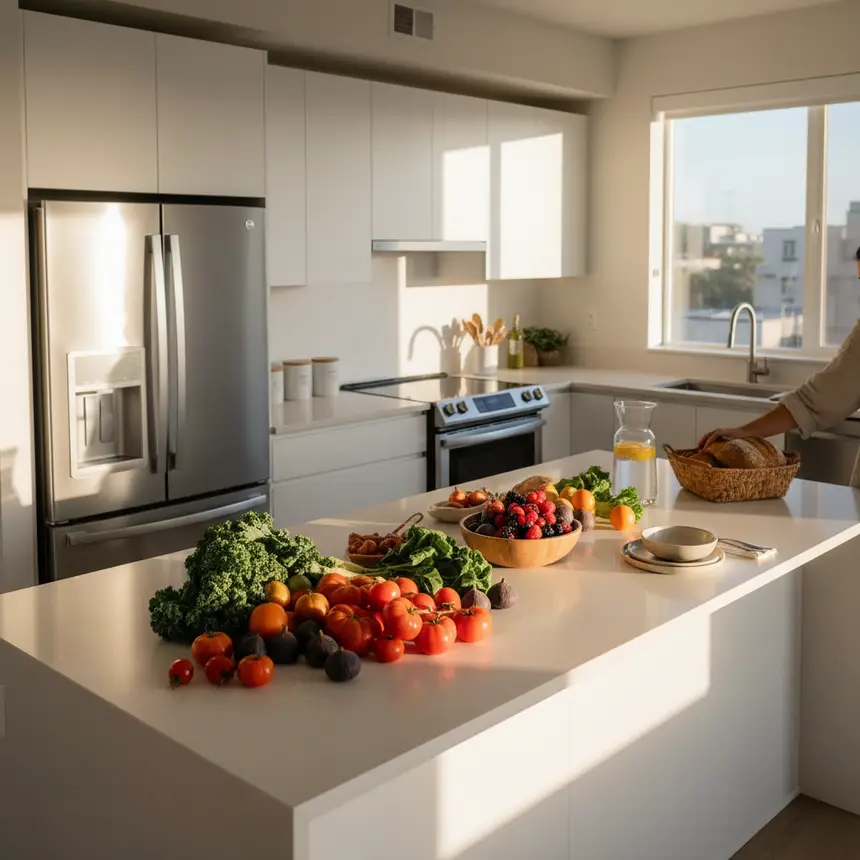 Auckland apartment kitchen