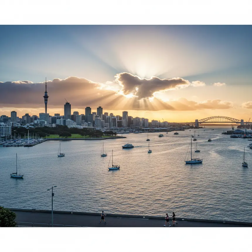 Auckland city landscape