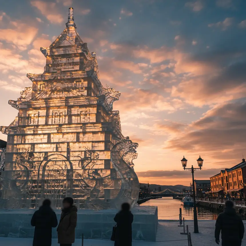 Sapporo Snow Festival, Otaru Canal